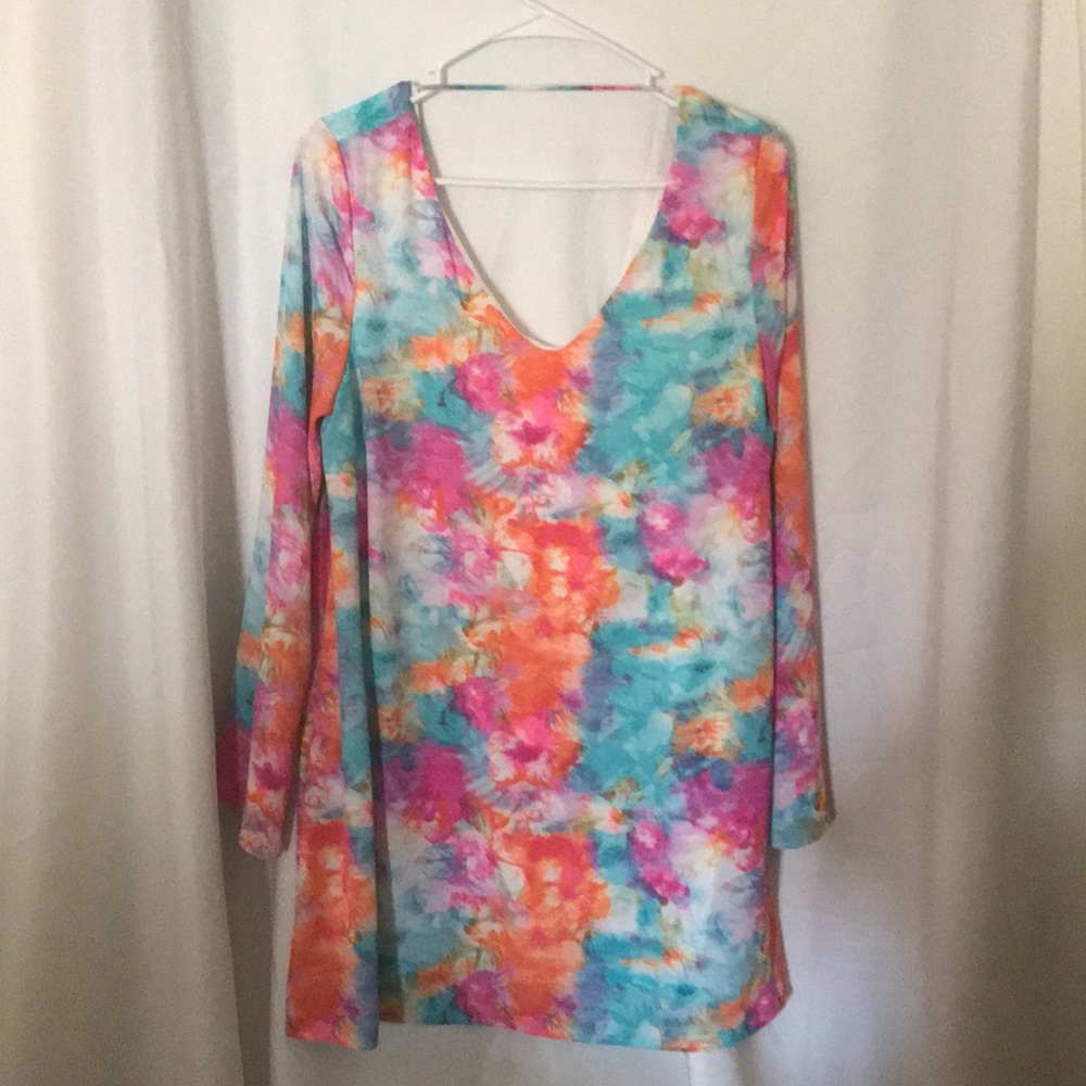 Tie-dye Shift dress